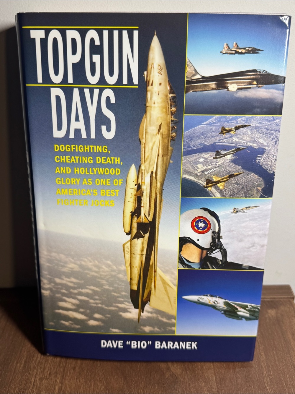 Topgun Days Coffee Table Book - Blue & Gold Cover by Dave "Bio" Baranek